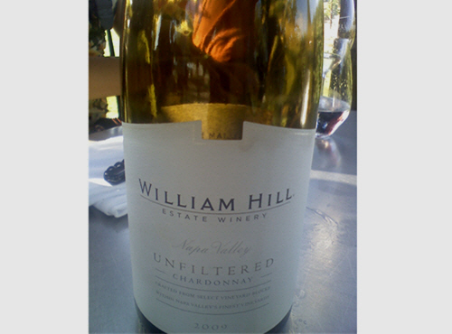 William HIll Unfiltered Chardonnay