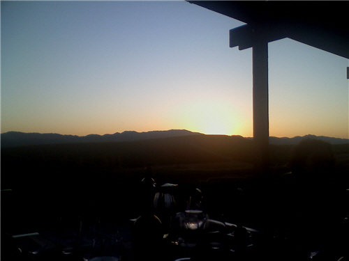 Sunset at William Hill Winery