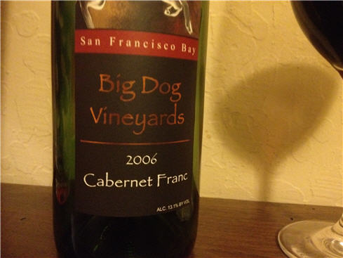 Big Dog Vineyards - gold medal wine!