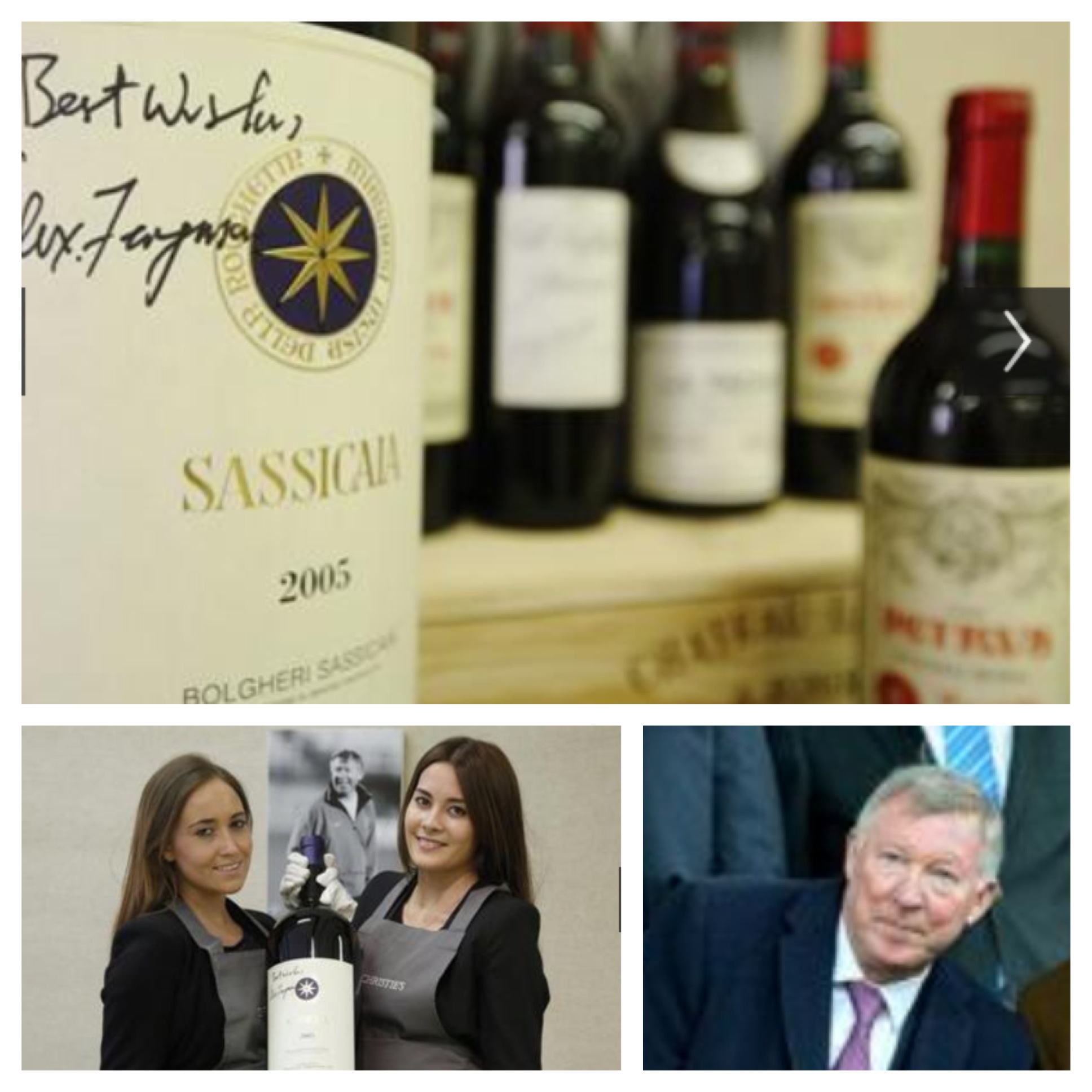 Sir Alex Ferguson plans to auction wine collection
